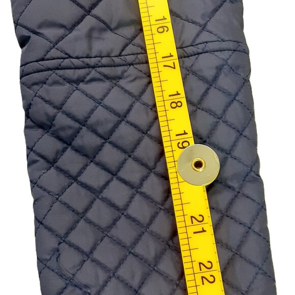 Faded Glory Woman's Jacket Size LARGE, Zip Closure, Dark Blue, Dark Spot on back - Picture 8 of 9